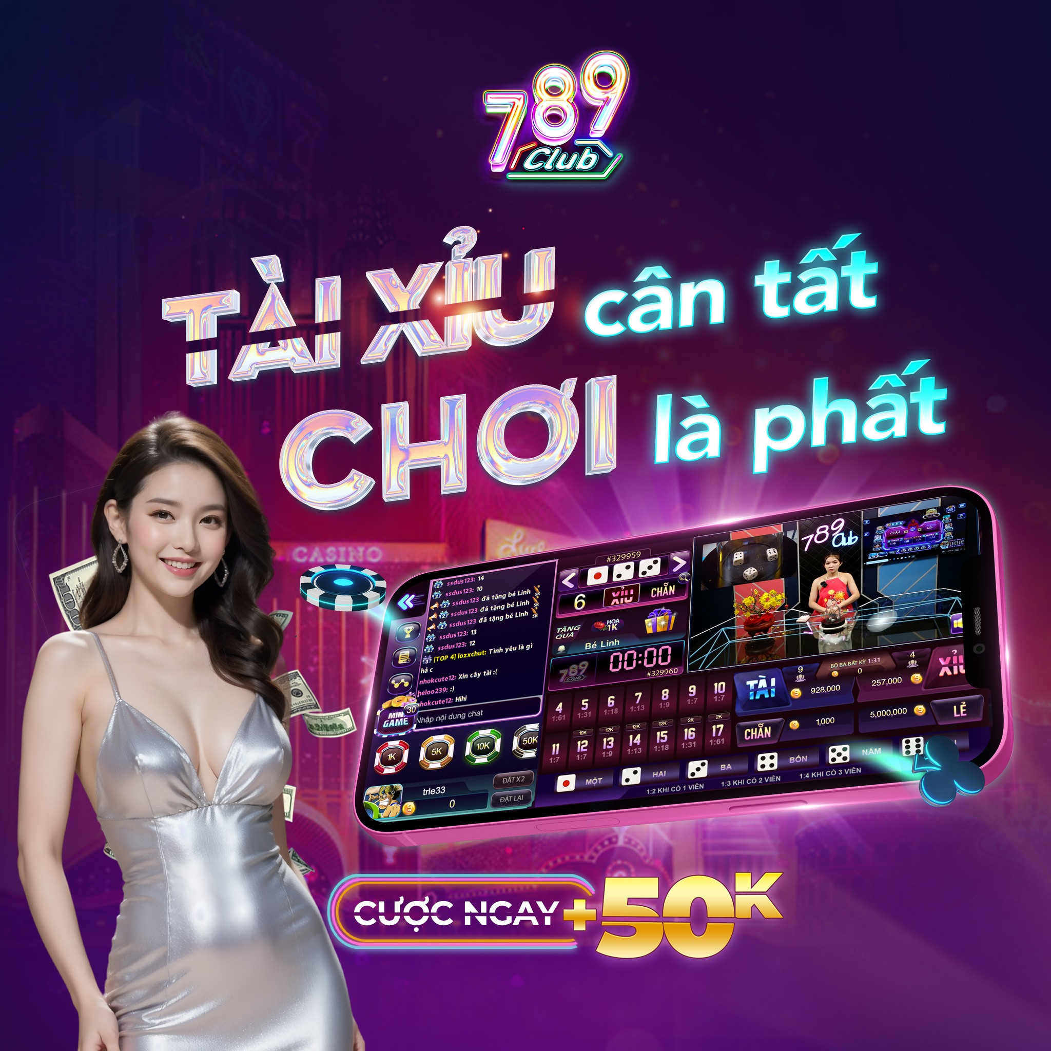 cách nhận 50k từ 789club