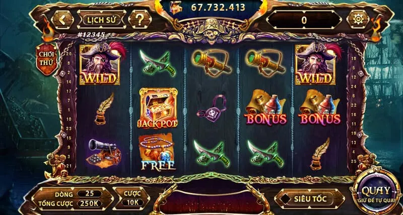 Cách chơi và luật chơi nổ hũ Pirate King tại 789club