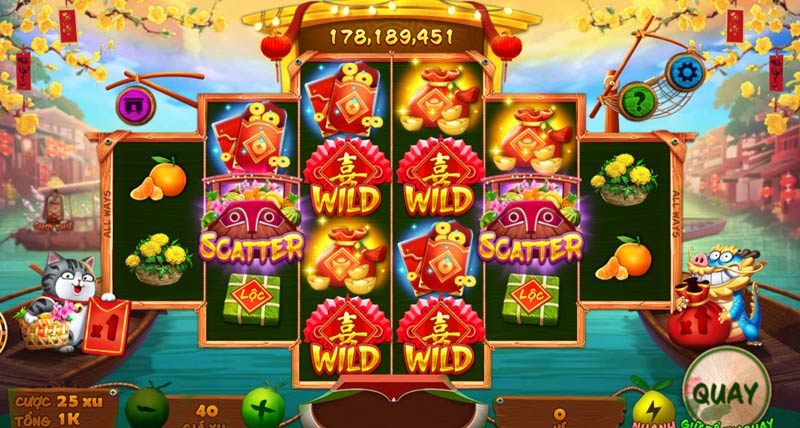 Giao diện game tươi sáng, sống động, đầy màu sắc