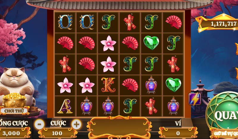 Nổ hũ Mèo Tài Lộc là tựa game slot đậm chất Nhật Bản