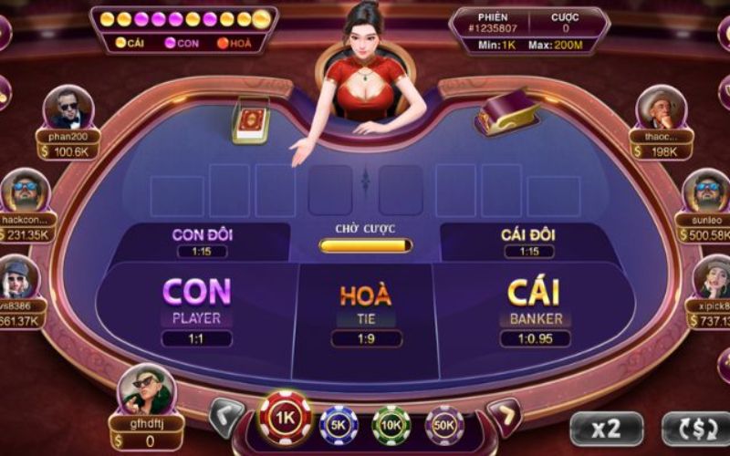 đặt cược baccarat